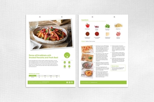 Bravedog Gallery: Hello Fresh recipe cards concepts
